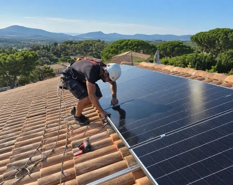 Installateur panneaux solaires Pocé-les-Bois — pose photovoltaïque sur toiture