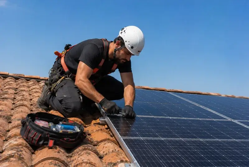 Maintenance et monitoring de panneaux solaires à Pocé-les-Bois