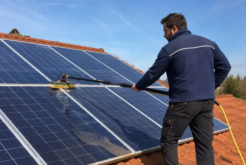Nettoyage et entretien de panneaux solaires à Pocé-les-Bois
